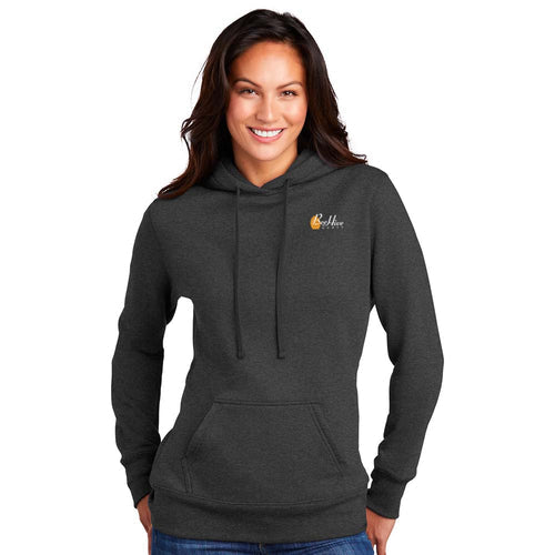 Beehive Port & Co Women's Core Fleece Pullover Hooded Sweatshirt - LPC78H