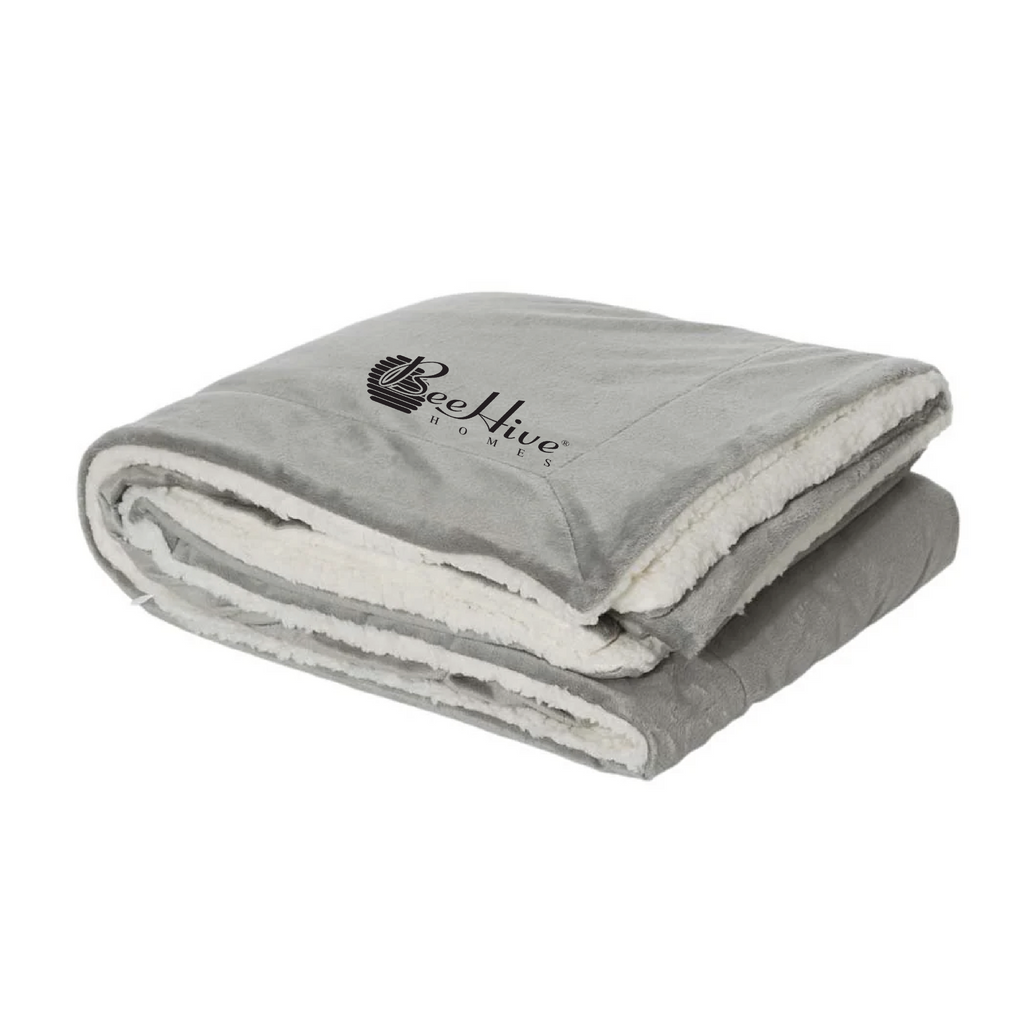 BeeHive Alpine Fleece - Micro Mink Sherpa Blanket - 8712