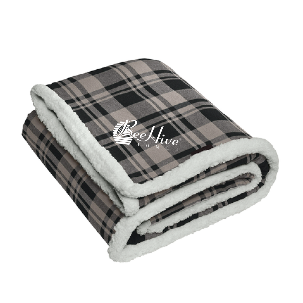 BeeHive Port Authority® Flannel Sherpa Blanket - BP43