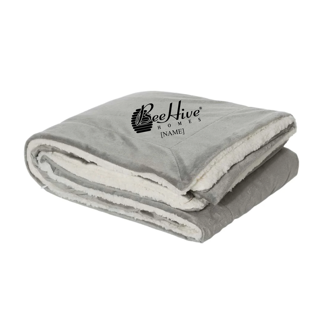 BeeHive Alpine Fleece - Micro Mink Sherpa Blanket - 8712