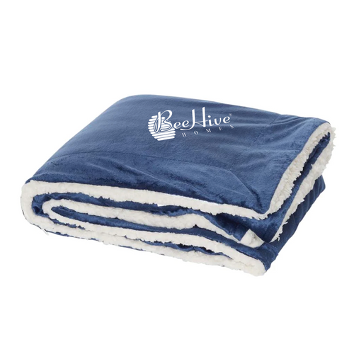 BeeHive Alpine Fleece - Micro Mink Sherpa Blanket - 8712