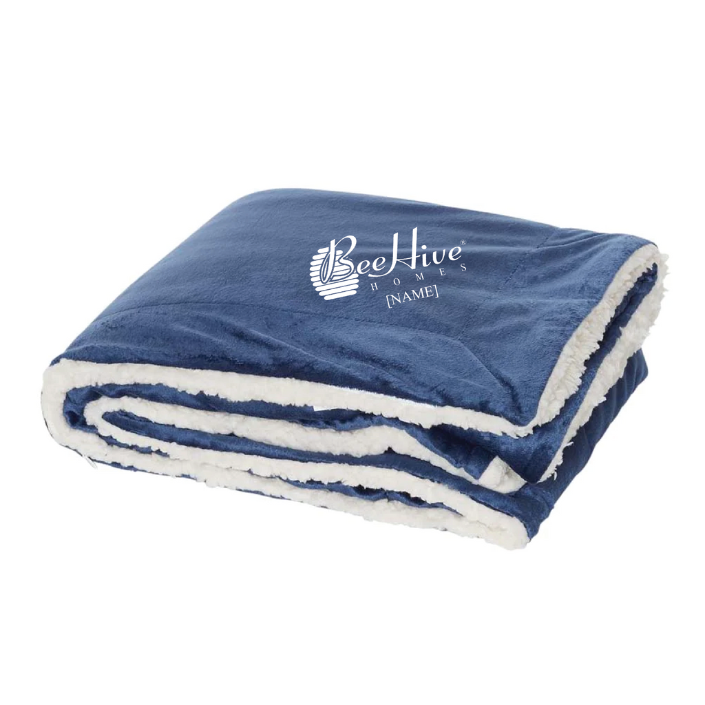 BeeHive Alpine Fleece - Micro Mink Sherpa Blanket - 8712