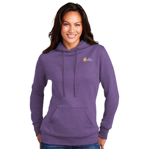 Beehive Port & Co Women's Core Fleece Pullover Hooded Sweatshirt - LPC78H