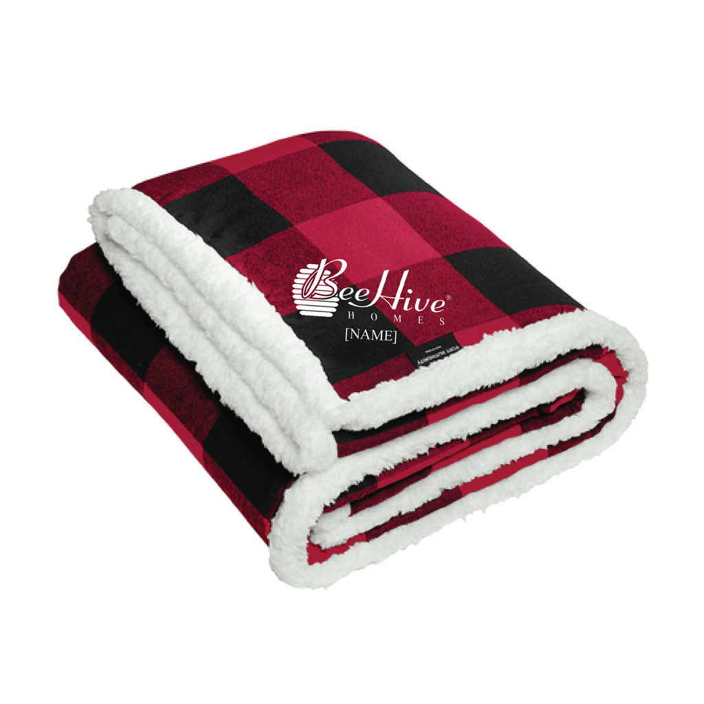 BeeHive Port Authority® Flannel Sherpa Blanket - BP43