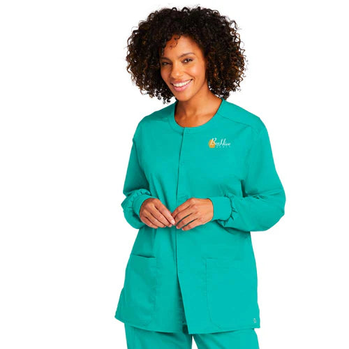 BeeHive WonderWink® Unisex WorkFlex™ Snap-Front Scrub Jacket - WW3080