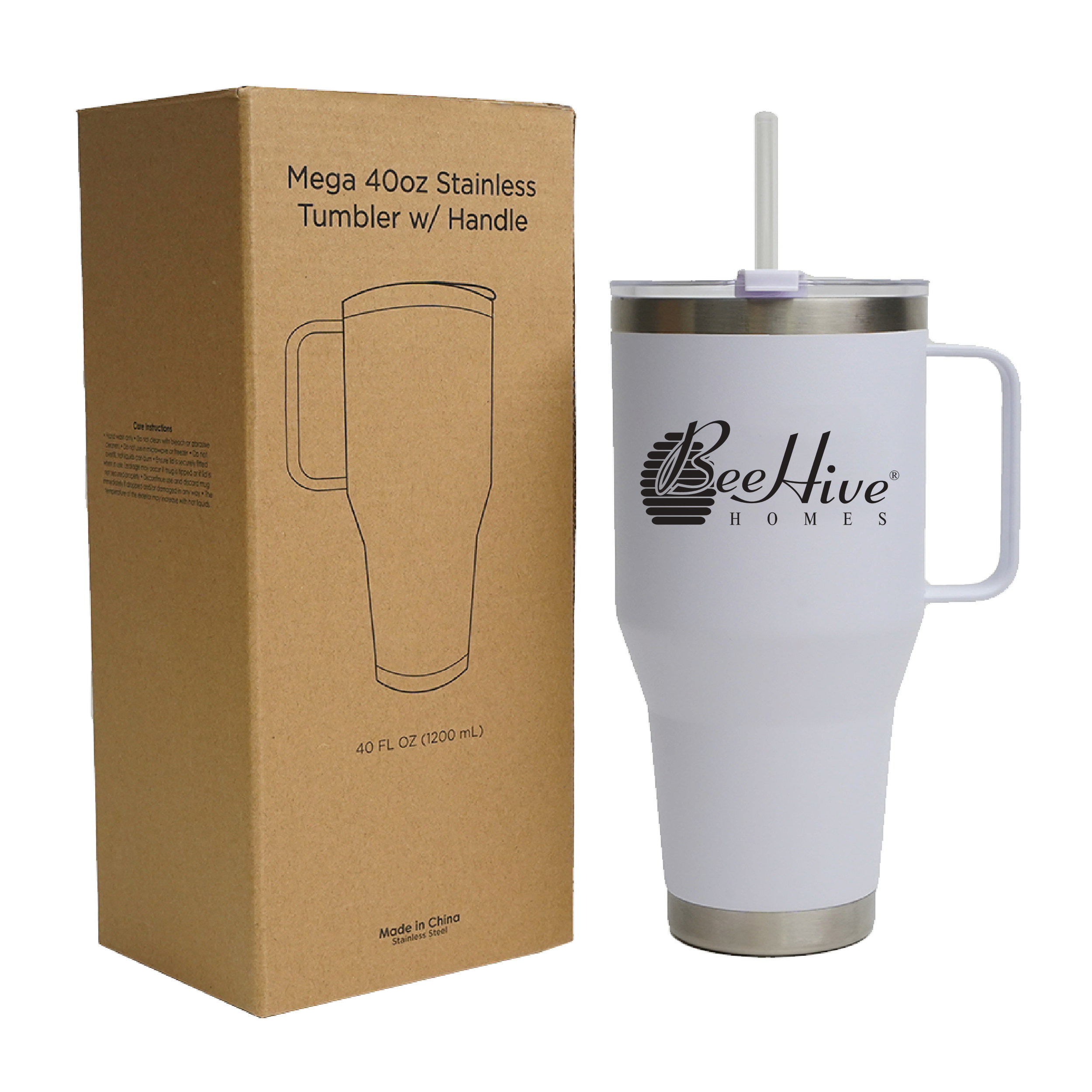 40 oz Mega Tumbler with Handle BC40