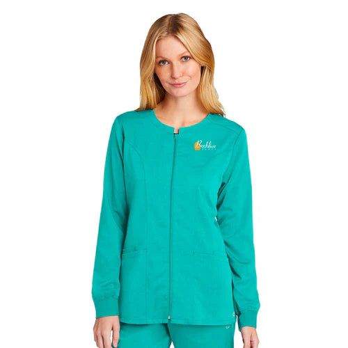 BeeHive WonderWink® Women’s Premiere Flex™ Full-Zip Scrub Jacket - WW4088