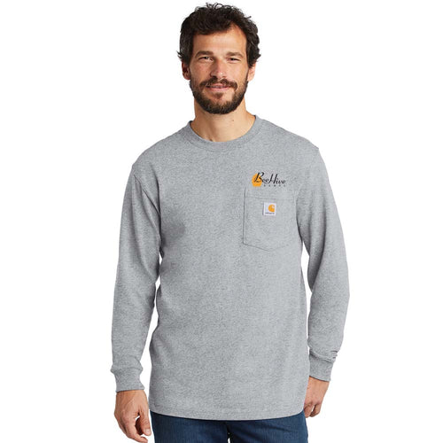 Beehive Carhartt Workwear Pocket Long Sleeve T-Shirt - CTK126