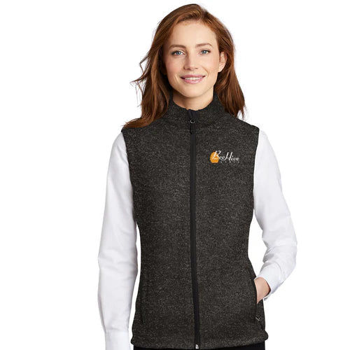 Beehive Port Authority® Women's Sweater Fleece Vest - L326