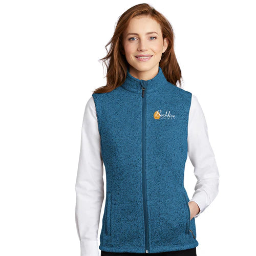 Beehive Port Authority® Women's Sweater Fleece Vest - L326