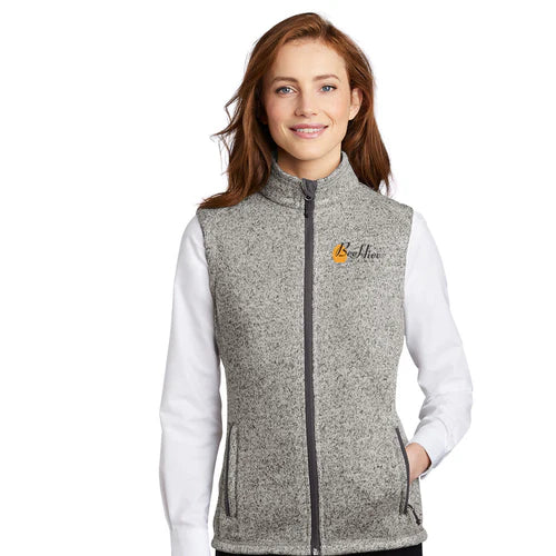 Beehive Port Authority® Women's Sweater Fleece Vest - L326