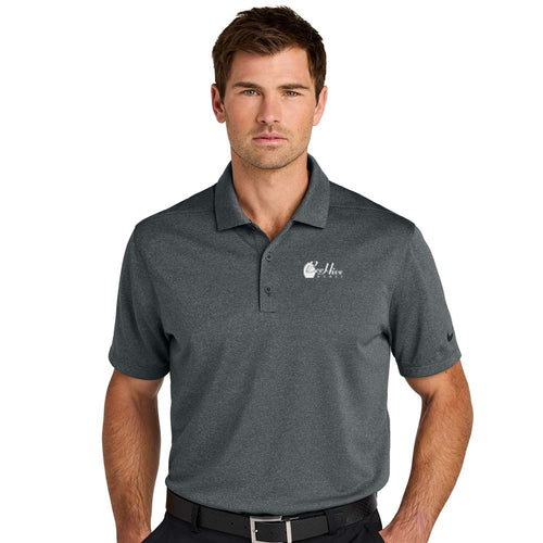 BeeHive Nike Dri-Fit Smooth Heather Polo - NKFQ4794