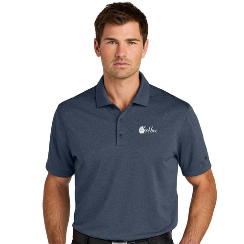 BeeHive Nike Dri-Fit Smooth Heather Polo - NKFQ4794