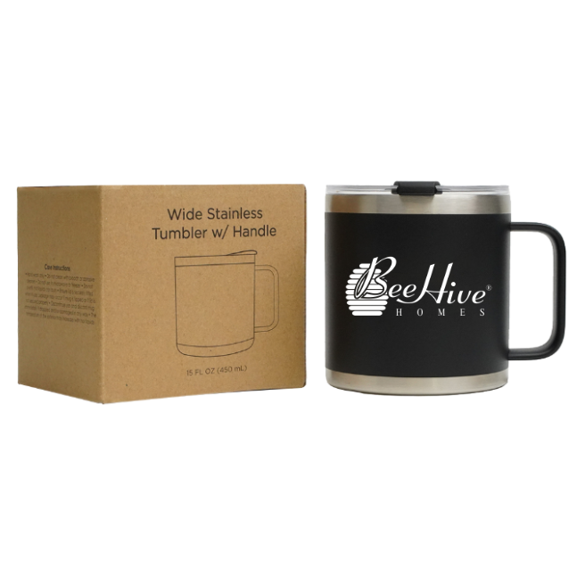 15 oz Ranch Tumbler with Handle BC15