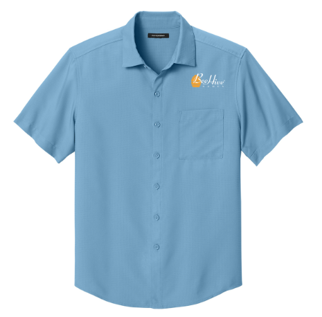BeeHive Port Authority Short Sleeve Dockside Men's Shirt - W963