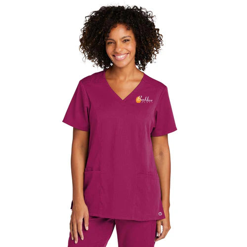 BeeHive Women's Premiere Flex V-Neck Top - WW4168