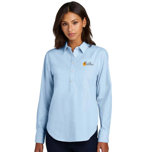 Beehive Mercer+Mettle® Women’s Long Sleeve Modern Oxford Shirt - MM2003