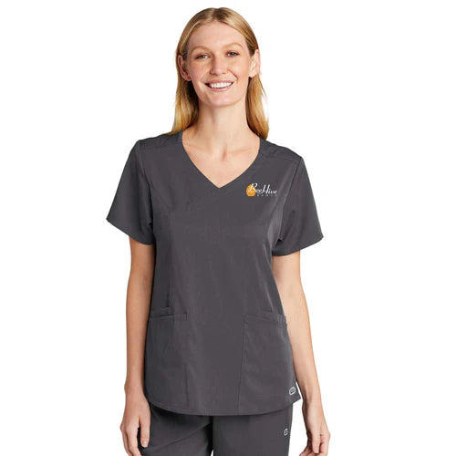 BeeHive Women's Premiere Flex Mock Wrap Top - WW4268