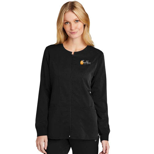 BeeHive WonderWink® Women’s Premiere Flex™ Full-Zip Scrub Jacket - WW4088