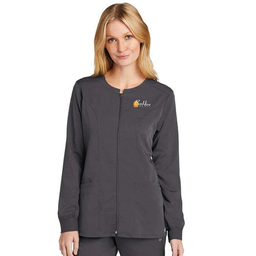 BeeHive WonderWink® Women’s Premiere Flex™ Full-Zip Scrub Jacket - WW4088