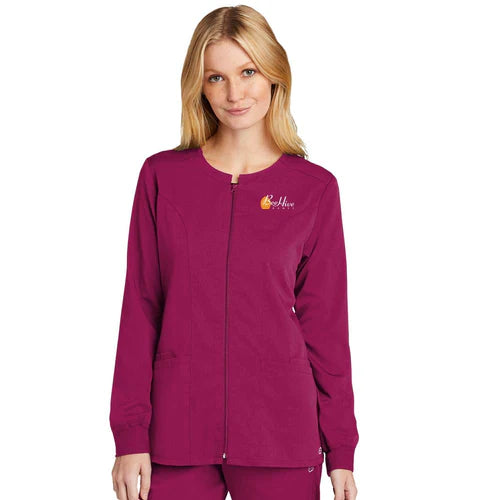 BeeHive WonderWink® Women’s Premiere Flex™ Full-Zip Scrub Jacket - WW4088