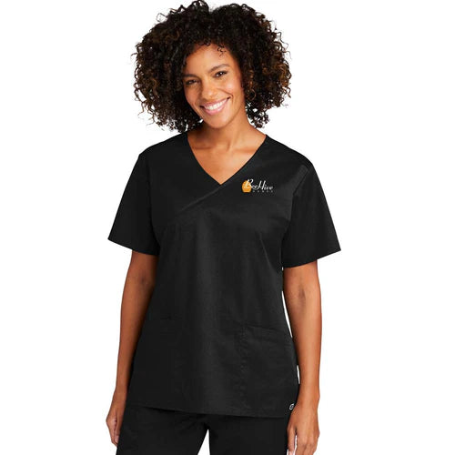 BeeHive WonderWink® Women’s WorkFlex™ Mock Wrap Top - WW4760