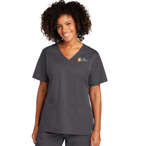 BeeHive WonderWink® Women’s WorkFlex™ Mock Wrap Top - WW4760