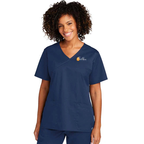 BeeHive WonderWink® Women’s WorkFlex™ Mock Wrap Top - WW4760