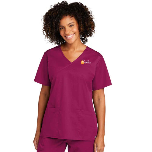 BeeHive WonderWink® Women’s WorkFlex™ Mock Wrap Top - WW4760