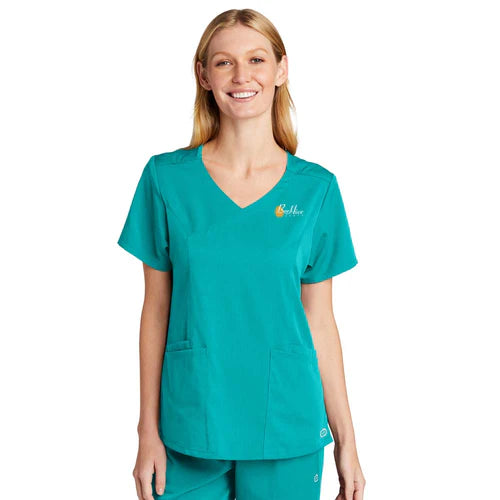 BeeHive Women's Premiere Flex Mock Wrap Top - WW4268